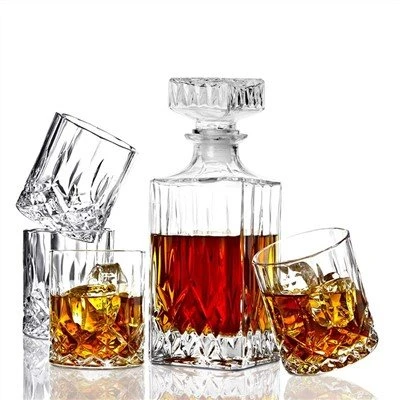 Crystal Glass Whiskey Decanter Crystal Glass Whiskey Decanter