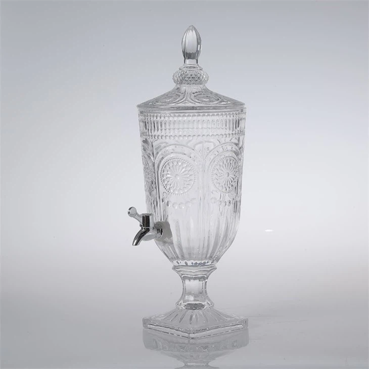 Clear Hermetic Seal Glass Beverage Dispensers