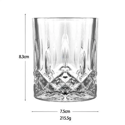 4 Pack Whiskey Glasses 12 OZ