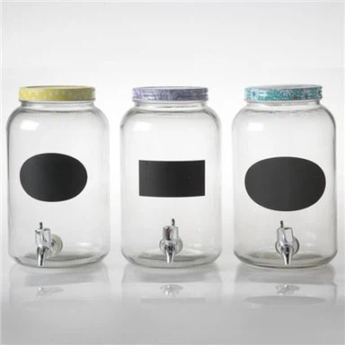 Water Dispenser Glass With Tap