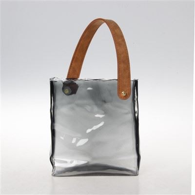Handbag style glass vases