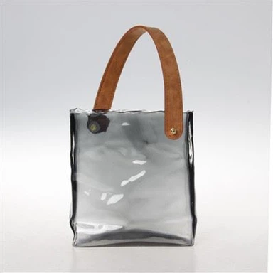 Handbag style glass vases