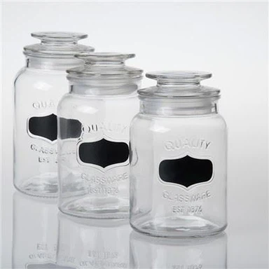 Glass Canister Set for Kitchen