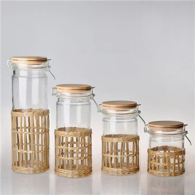 Glass Cookie Storage Jars Containers