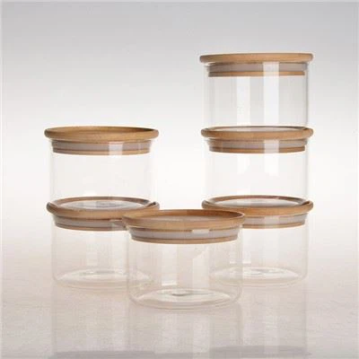 Glass spice jar