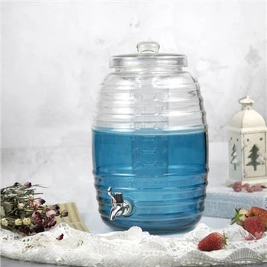 Glass Water Dispenser with Tap