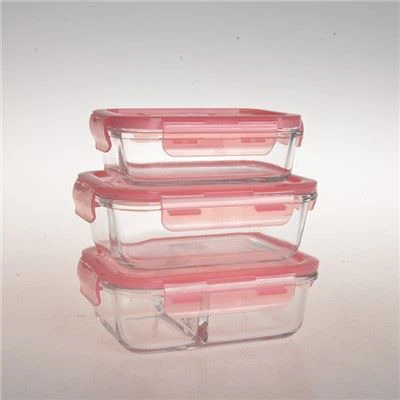 Premium Glass Food Containers with Airtight Clip Lock Lid