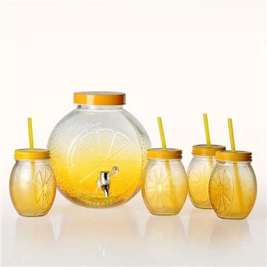 Sealed Lead free Glass Drink Dispenser