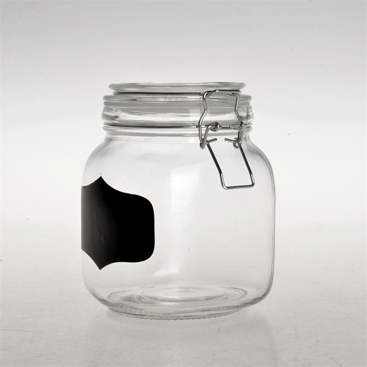 Square Glass Jars Canisters With Lids