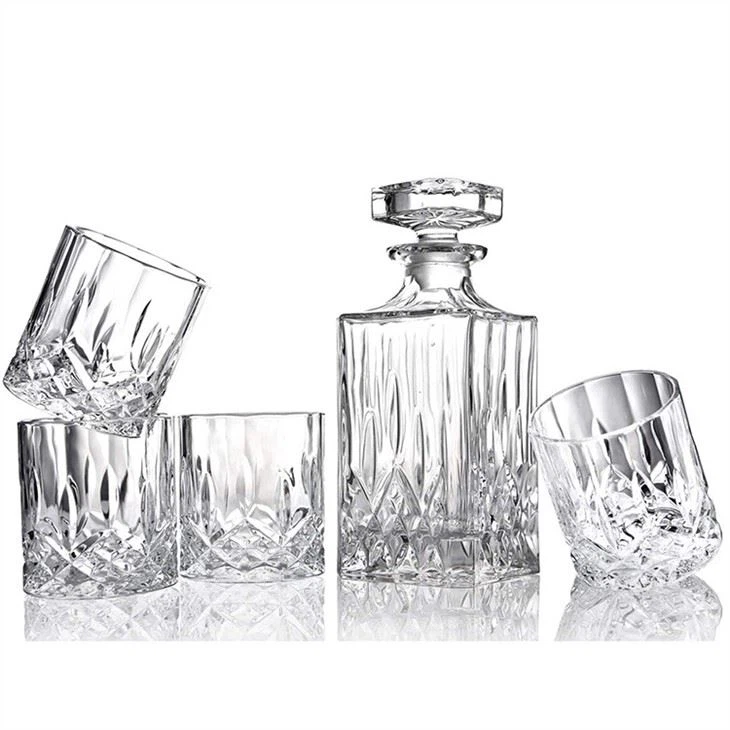 Whiskey Decanter For Scotch Liquor Bourbon Or Wine - 750ml