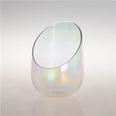 Candle Open Ended Glass Candle Holder