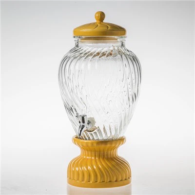 Small Glass Drink Dispenser