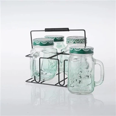 Mason Jar Drinking Glasses With Lids