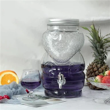 Glass Juice Jar With Tap