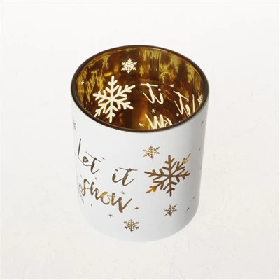 Special technique Glass Candle Holders