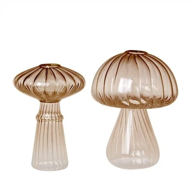 Mini Mushroom Glass Vase