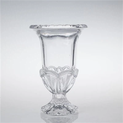Heavy glass vase