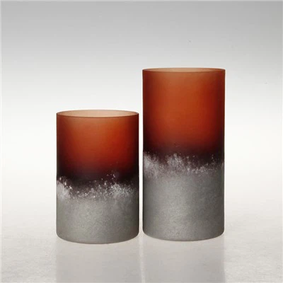 Plain Glass Candle Holders