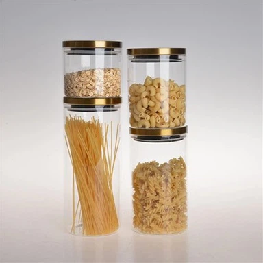 Wide Mouth Glass Jar With Lids