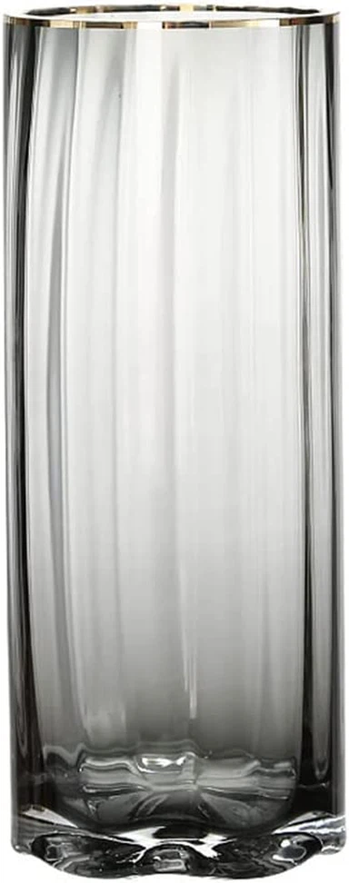 Striped Hand-blown Vase