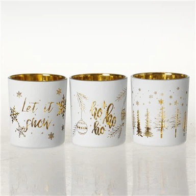 Mercury votive candle holders