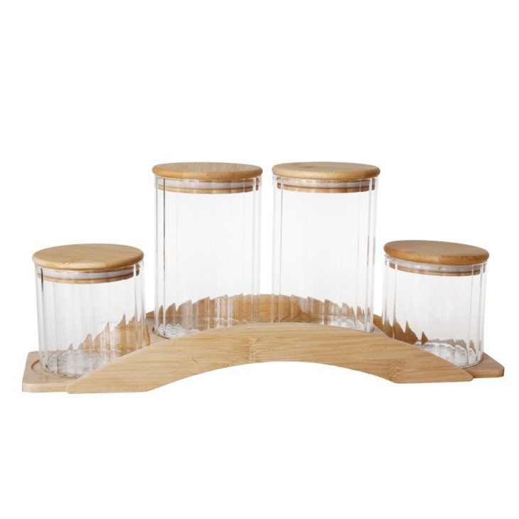 4Pcs Set Premium High Borosilicate Glass Storage Jars best