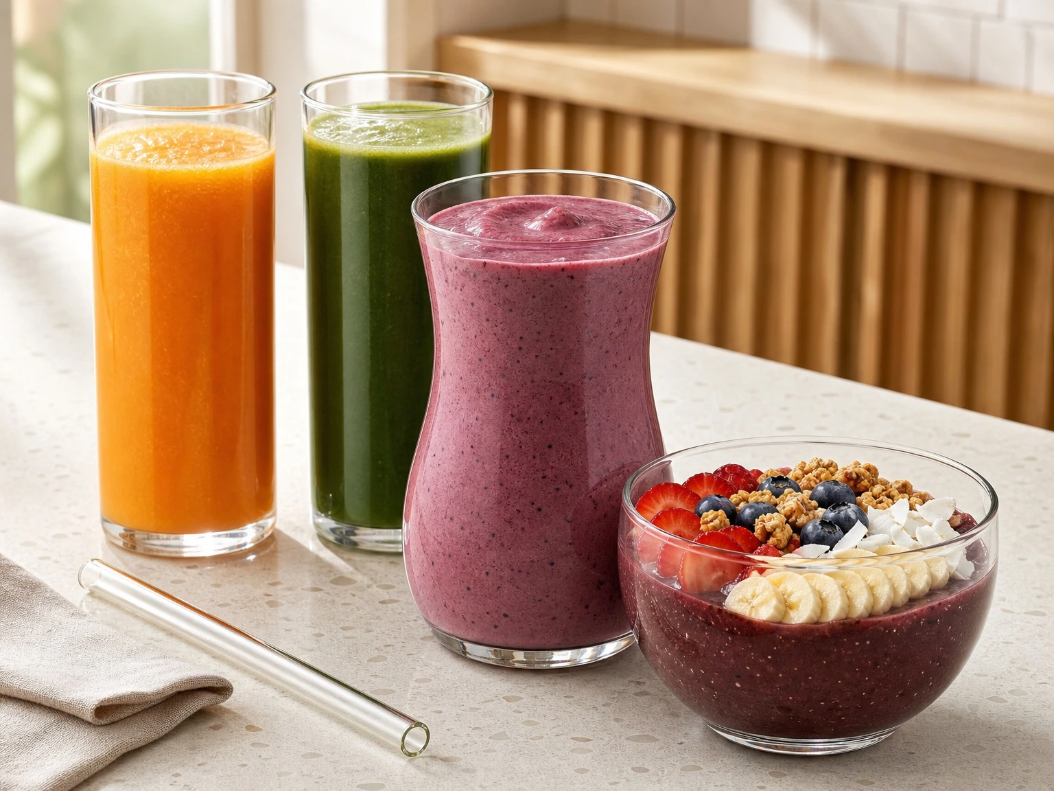 Custom glass juice and smoothie glasses for cafes and bars Custom glass juice and smoothie glasses for cafes and bars