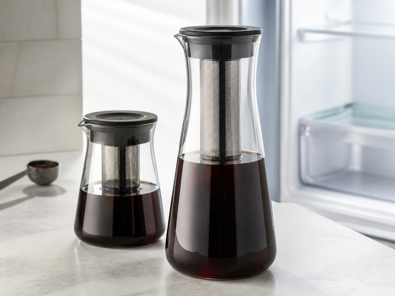 Custom glass cold brew coffee makers with filter Custom glass cold brew coffee makers with filter