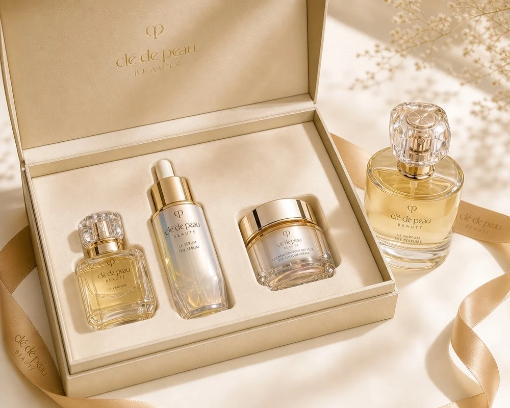 Glass cosmetic packaging for beauty retail and gifting Glass cosmetic packaging for beauty retail and gifting