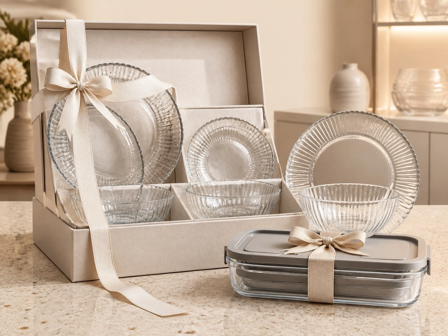 Glass tableware for retail homeware and gifting Glass tableware for retail homeware and gifting