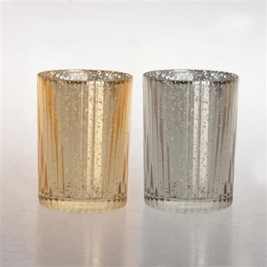 Cylinder Tealight Glass Candle Holder