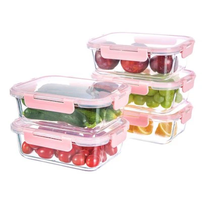 Glass Containers with Lid