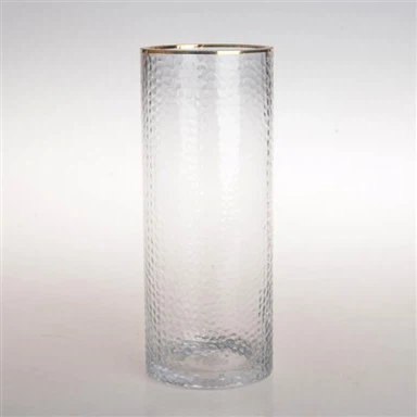 Tall Straight Glass Vase