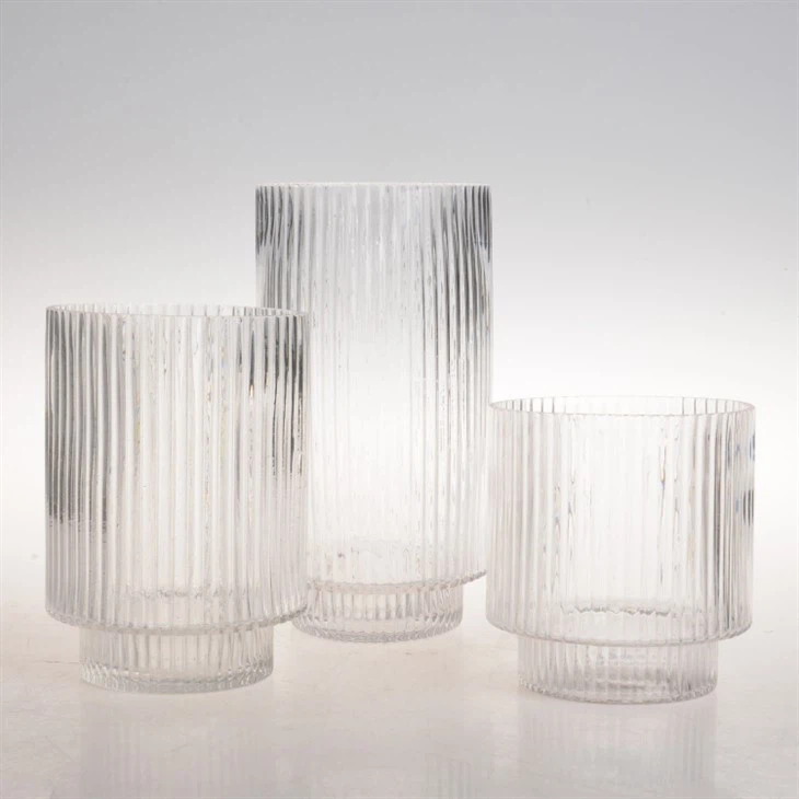 glass flower vase for decoration